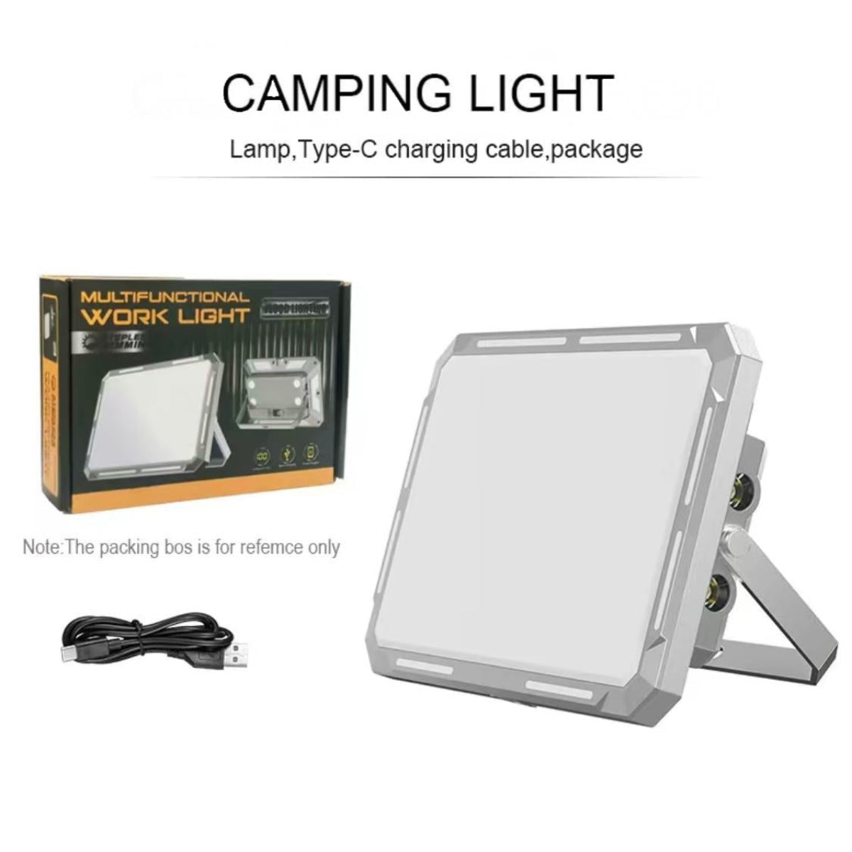 ZANOID Rechargeable LED Camping Panel Light | High-Power Searchlight | Waterproof Portable for Tent, Outdoor & Emergency - ZANOID Camping Lights