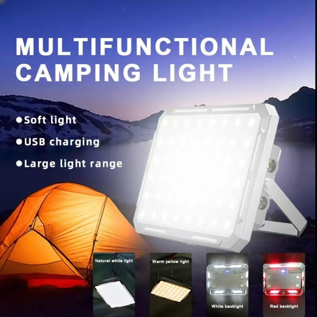 ZANOID Rechargeable LED Camping Panel Light | High-Power Searchlight | Waterproof Portable for Tent, Outdoor & Emergency - ZANOID Camping Lights