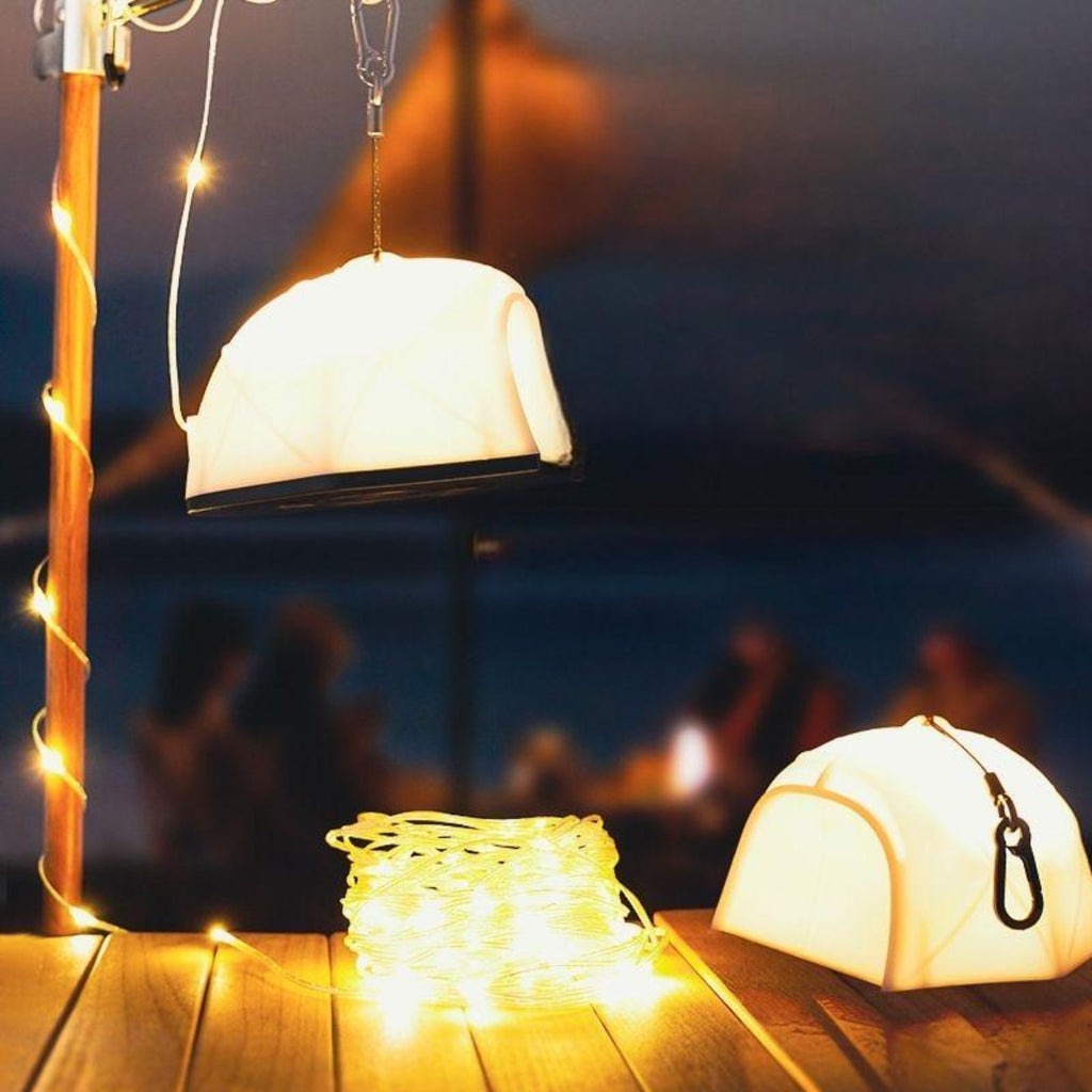 ZANOID Rechargeable Camping String Lights | 49.2ft LED, 6 Modes, USB-C | Waterproof for Tent, Patio & Christmas Decor - ZANOID String Lights