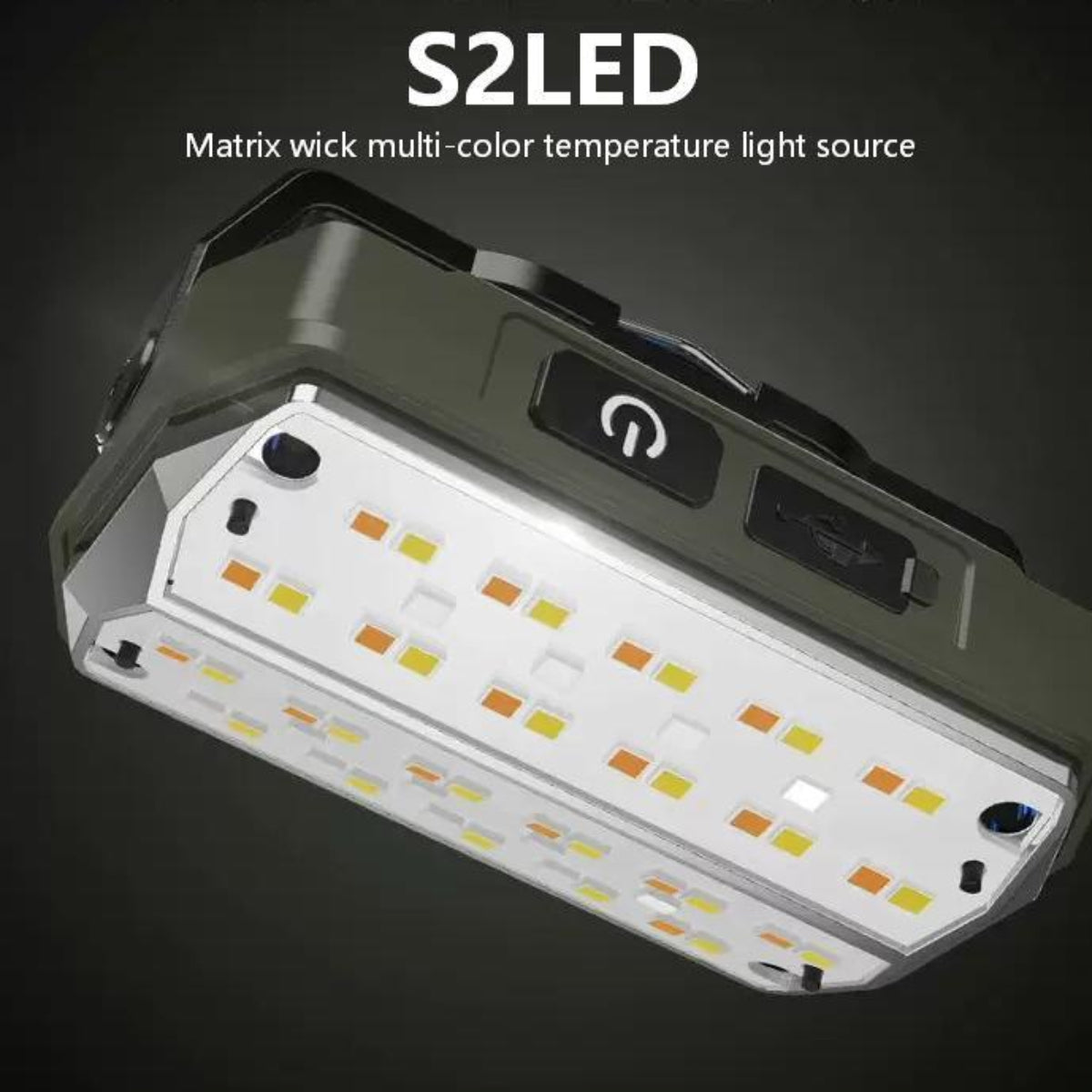 ZANOID Rechargeable Magnetic Camping Spotlight | Portable LED Work Light | Waterproof for Hiking, Fishing & Car Repair - ZANOID Camping Lights