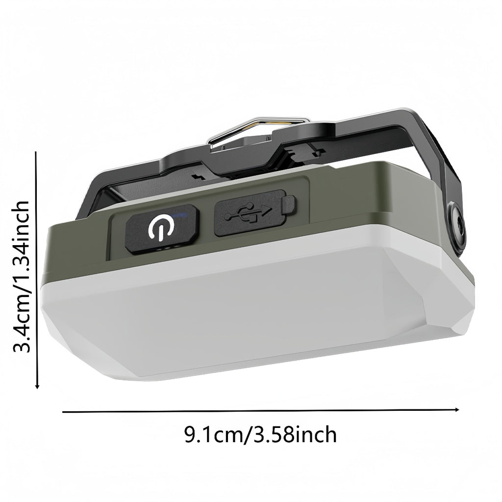 ZANOID Rechargeable Magnetic Camping Spotlight | Portable LED Work Light | Waterproof for Hiking, Fishing & Car Repair - ZANOID Camping Lights