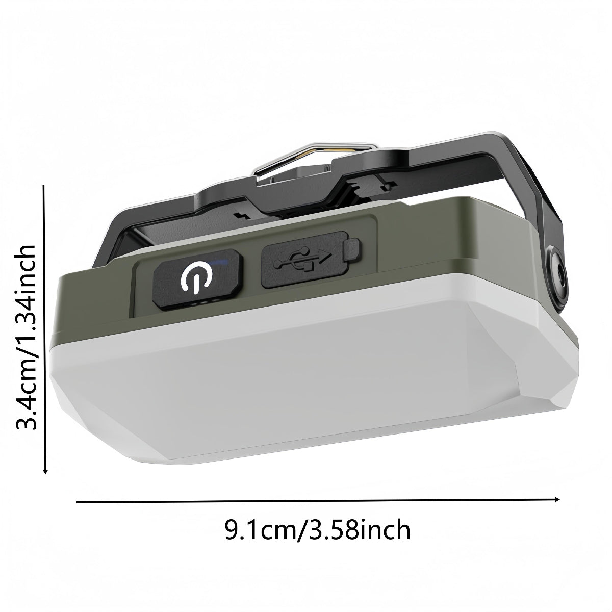 ZANOID Rechargeable Magnetic Camping Spotlight | Portable LED Work Light | Waterproof for Hiking, Fishing & Car Repair - ZANOID Camping Lights