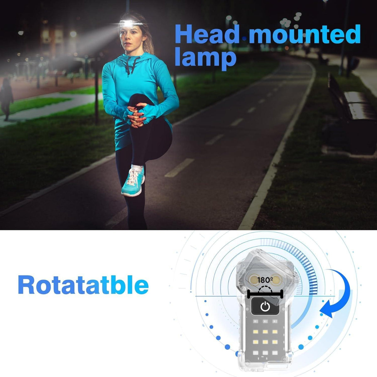 ZANOID 1000-Lumen EDC Pocket Flashlight | 180° Swivel Head, Magnetic Tail, 9 Modes | USB-C Rechargeable for Camping & Work - ZANOID Camping Lights