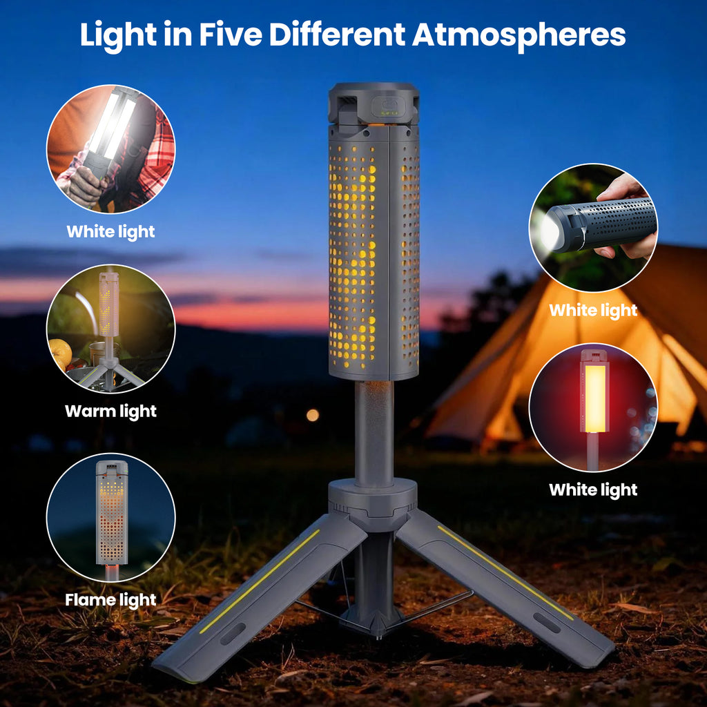 ZANOID Telescopic Camping Lantern with Tripod Stand (8000mAh)