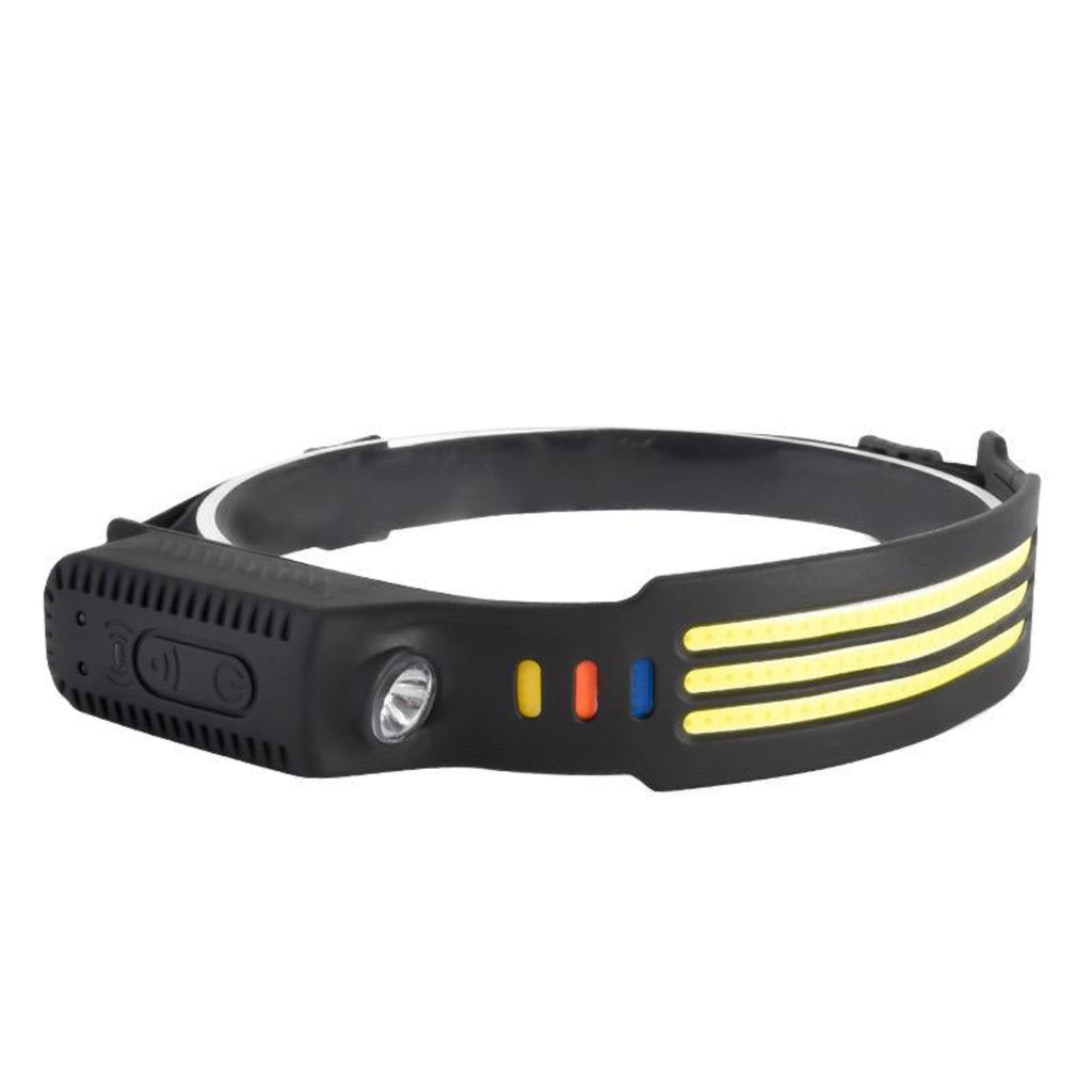 ZANOID Rechargeable Headlamp | 230° Wide Beam, Motion Sensor, 5 Modes | Waterproof LED Head Light for Running, Camping & Work - ZANOID Headlamps
