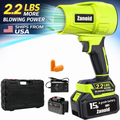ZANOID Cordless Turbo Jet Leaf Blower | Lightweight 2.2LBS/3.1LBS | High-Thrust for Leaves, Car Drying & Workshop Cleanup - ZANOID Leaf Blowers
